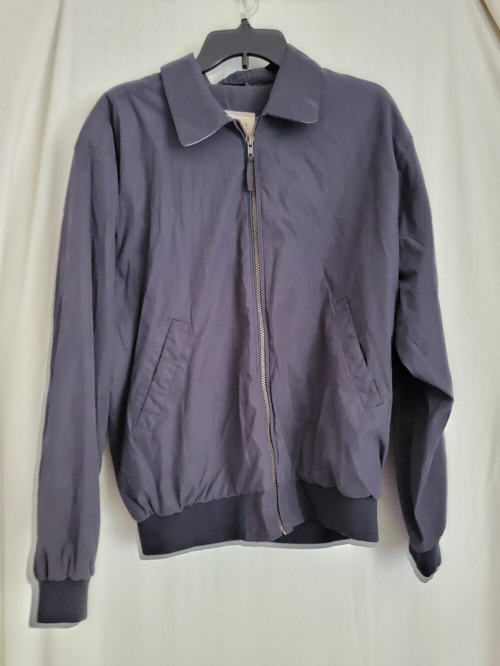 St. John's Bay Navy Zip-Up Bomber Jacket